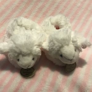 Lamb Rattle Slippers